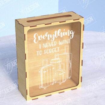 Intra απο ξύλο plywood 3mm-4mm πάχος – Ticket Stub Memory Box Πακέτο κοπής λέιζερ Δίασταση  20x20 cm INTRAFABR-104004228 - Image 8