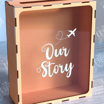 Intra απο ξύλο plywood 3mm-4mm πάχος – Ticket Stub Memory Box Πακέτο κοπής λέιζερ Δίασταση  20x20 cm INTRAFABR-102242832 - Image 4