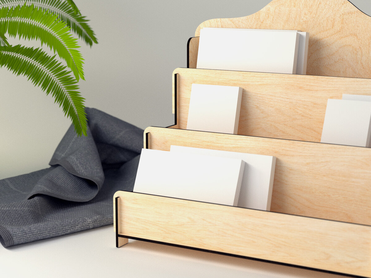 Intra απο ξύλο plywood 3mm-4mm πάχος – Επίπεδη βάση οθόνης - Αρχείο κοπής με λέιζερ Δίασταση  20x20 cm INTRAFABR-27376827