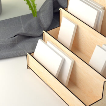 Intra απο ξύλο plywood 3mm-4mm πάχος – Επίπεδη βάση οθόνης - Αρχείο κοπής με λέιζερ Δίασταση 20x20 cm INTRAFABR-27376827 - Image 2