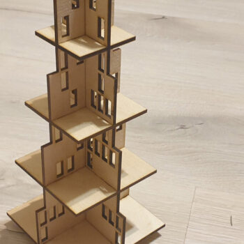 Intra απο ξύλο plywood 3mm-4mm πάχος – Επίπεδη βάση προβολής κέικ Heroe Cup, Δίασταση 20x20 cm INTRAFABR-66790025 - Image 2