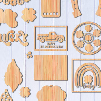 Intra απο ξύλο plywood 3mm-4mm πάχος – Αρχείο κοπής με λέιζερ με κλιμακωτό δίσκο Bundle Δίασταση  20x20 cm INTRAFABR-57414773 - Image 5