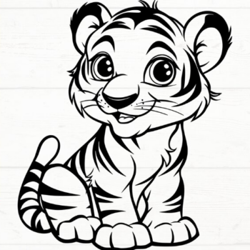 Intra απο ξύλο plywood 3mm-4mm πάχος – Tiger, DXF, EPS, JPG, PNG Δίασταση  20x20 cm INTRAFABR-115721072 - Image 8