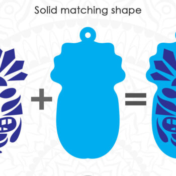 Intra απο ξύλο plywood 3mm-4mm πάχος – Σκουλαρίκια Tiki, Αρχεία Δίασταση  5x5 cm INTRAFABR-13569979 - Image 5