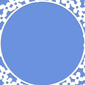 Intra απο ξύλο plywood 3mm-4mm πάχος – Αρχείο αποκοπής Card Aperture Tiny Blossoms Δίασταση 20x20 cm INTRAFABR-61954274