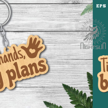 Intra απο ξύλο plywood 3mm-4mm πάχος – Μπρελόκ με κομμένα με λέιζερ μικροσκοπικά χέρια, μεγάλα σχέδια Δίασταση  5x5 cm INTRAFABR-118403221 - Image 1