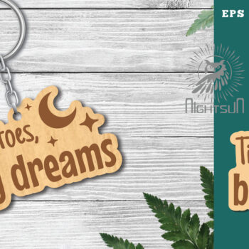 Intra απο ξύλο plywood 3mm-4mm πάχος – Μπρελόκ με μικροσκοπικά δάχτυλα, Big Dream Cut Laser Δίασταση 5x5 cm INTRAFABR-118403334 - Image 1