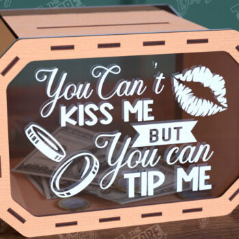 Intra απο ξύλο plywood 3mm-4mm πάχος – Tip Box Δέσμη σχεδίασης κοπής με λέιζερ|Κουτί νομισμάτων Δίασταση 20x20 cm INTRAFABR-98591694 - Image 3