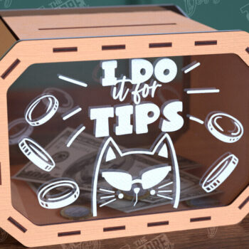 Intra απο ξύλο plywood 3mm-4mm πάχος – Tip Box Δέσμη σχεδίασης κοπής με λέιζερ|Κουτί νομισμάτων Δίασταση 20x20 cm INTRAFABR-98591694 - Image 7