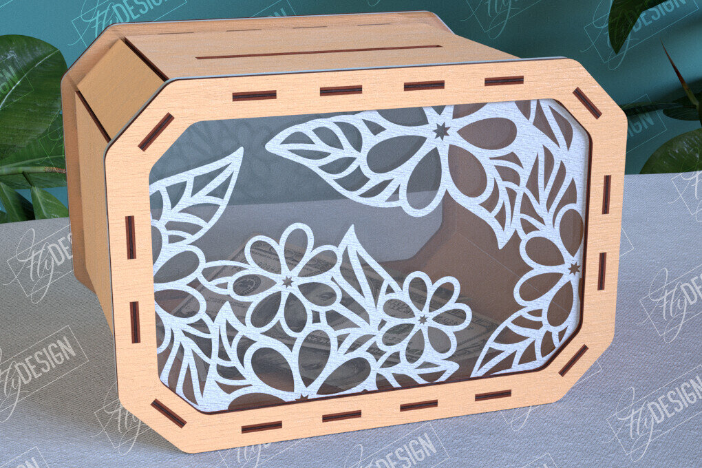 Intra απο ξύλο plywood 3mm-4mm πάχος – Tip Box Design| Τράπεζα Χρημάτων Δίασταση  20x20 cm INTRAFABR-95512272