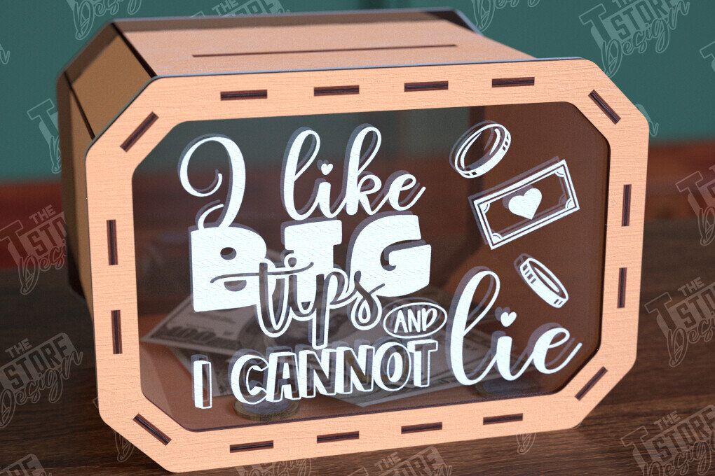 Intra απο ξύλο plywood 3mm-4mm πάχος – Tip Box Κοπή λέιζερ | Πρότυπο κουτιού χρημάτων Δίασταση  20x20 cm INTRAFABR-98591349