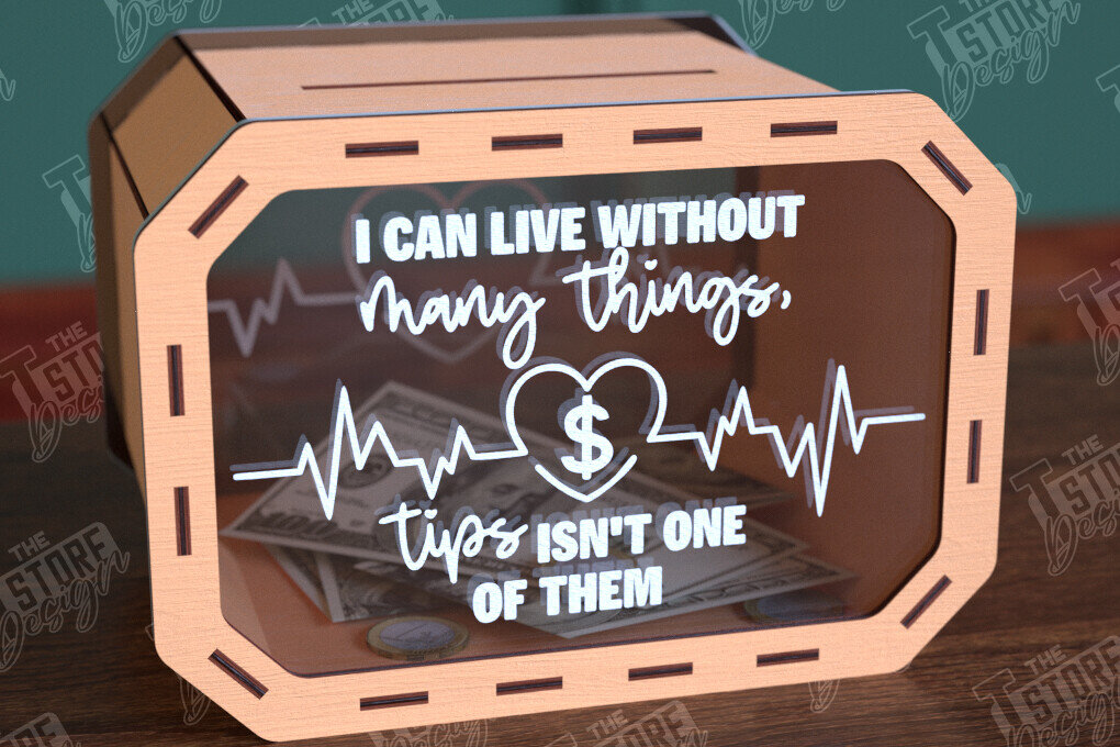 Intra απο ξύλο plywood 3mm-4mm πάχος – Tip Box Κοπή λέιζερ | Πρότυπο κουτιού χρημάτων Δίασταση  20x20 cm INTRAFABR-98591362