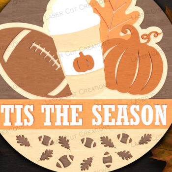 Intra απο ξύλο plywood 3mm-4mm πάχος – Είναι η εποχή του φθινοπώρου Δίασταση  20x20 cm INTRAFABR-125383187 - Image 1