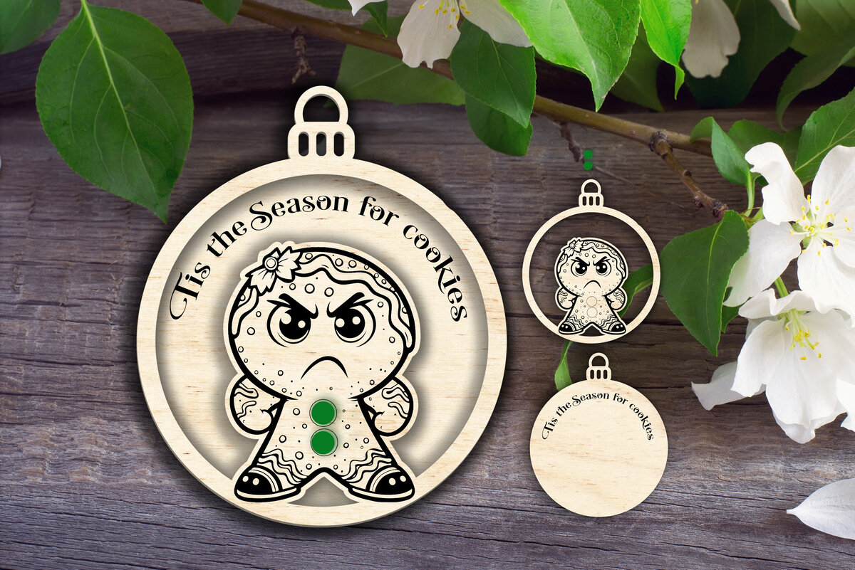 Intra απο ξύλο plywood 3mm-4mm πάχος – Αυτή είναι η εποχή για τα μπισκότα στολίδι Δίασταση  20x20 cm INTRAFABR-110541331