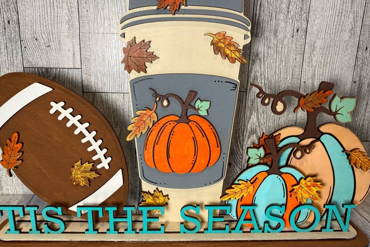 Intra απο ξύλο plywood 3mm-4mm πάχος – Αυτό είναι το Season Latte Football Laser Δίασταση  20x20 cm INTRAFABR-38013352