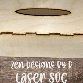 Intra απο ξύλο plywood 3mm-4mm πάχος – Θήκη Tissue Box Laser Δίασταση  20x20 cm INTRAFABR-26174871 - Image 1