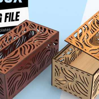 Intra απο ξύλο plywood 3mm-4mm πάχος – Αρχείο κοπής Laser Tissue Box, Αρχείο, Box Δίασταση  20x20 cm INTRAFABR-107244982 - Image 1