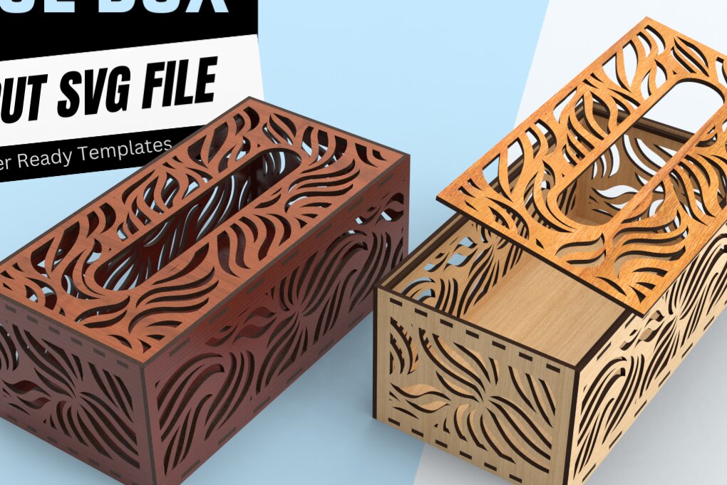 Intra απο ξύλο plywood 3mm-4mm πάχος – Αρχείο κοπής Laser Tissue Box, Αρχείο, Box Δίασταση  20x20 cm INTRAFABR-107244982