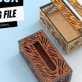 Intra απο ξύλο plywood 3mm-4mm πάχος – Αρχείο κοπής Laser Tissue Box, Αρχείο, Box Δίασταση  20x20 cm INTRAFABR-107244982 - Image 3