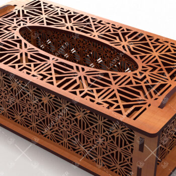 Intra απο ξύλο plywood 3mm-4mm πάχος – Tissue Box | Κουτί χαρτιού Δίασταση 20x20 cm INTRAFABR-88758889 - Image 2