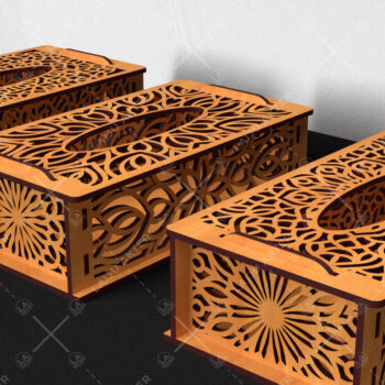 Intra απο ξύλο plywood 3mm-4mm πάχος – Tissue Box ,Tissue Box Set Δίασταση 20x20 cm INTRAFABR-89385903 - Image 2