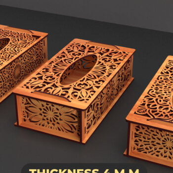 Intra απο ξύλο plywood 3mm-4mm πάχος – Tissue Box ,Tissue Box Set Δίασταση 20x20 cm INTRAFABR-89386541 - Image 1