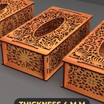 Intra απο ξύλο plywood 3mm-4mm πάχος – Tissue Box ,Tissue Box Set Δίασταση 20x20 cm INTRAFABR-89386705 - Image 1