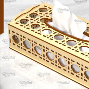 Intra απο ξύλο plywood 3mm-4mm πάχος – Ξύλινο κουτί χαρτομάντιλου Δίασταση  20x20 cm INTRAFABR-97965385