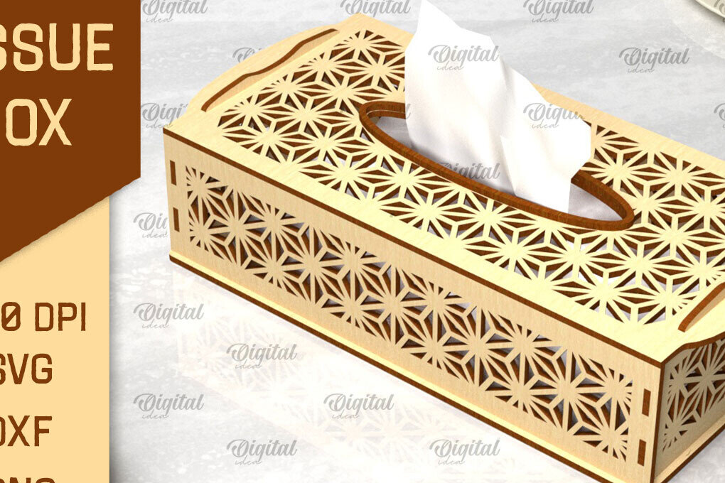 Intra απο ξύλο plywood 3mm-4mm πάχος – Ξύλινο κουτί χαρτομάντιλου Δίασταση  20x20 cm INTRAFABR-97965753