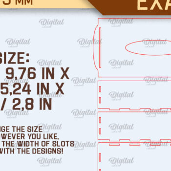 Intra απο ξύλο plywood 3mm-4mm πάχος – Ξύλινο κουτί χαρτομάντιλου Δίασταση  20x20 cm INTRAFABR-97965328 - Image 2