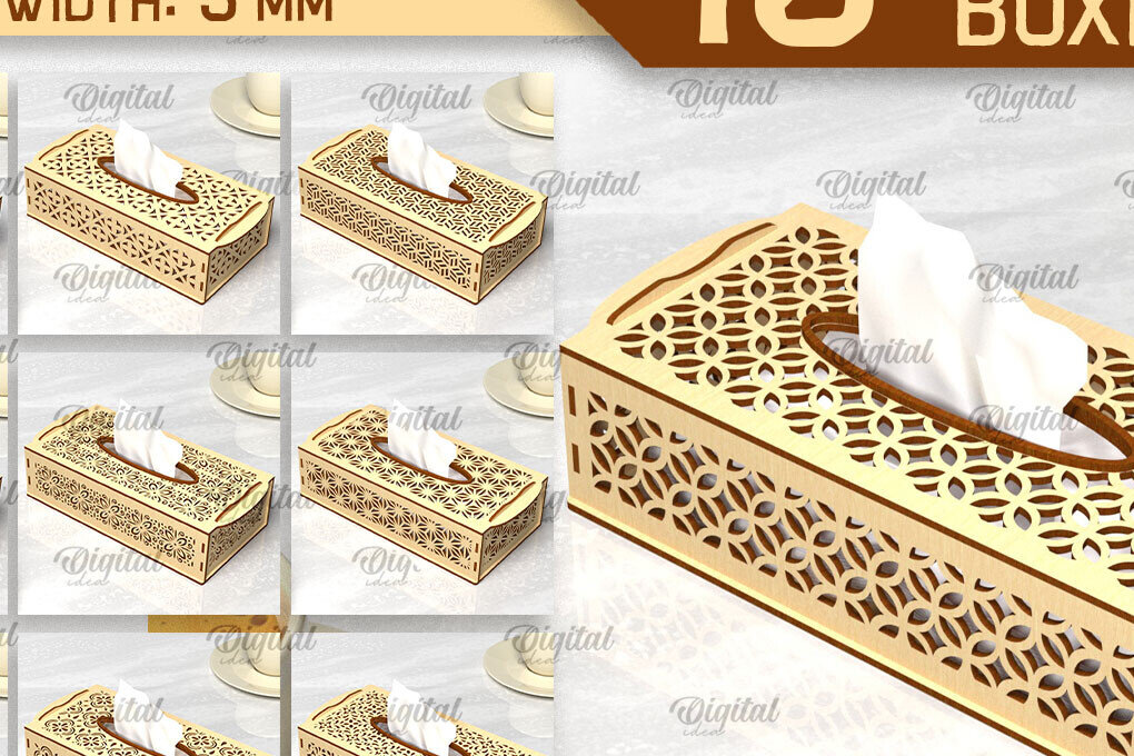 Intra απο ξύλο plywood 3mm-4mm πάχος – Ξύλινα κουτιά χαρτιού Δέσμη κοπής με λέιζερ Δίασταση  20x20 cm INTRAFABR-97967422