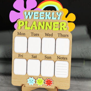 Intra απο ξύλο plywood 3mm-4mm πάχος – Πακέτο πίνακα εργασιών | Εβδομαδιαίος προγραμματιστής Δίασταση  20x20 cm INTRAFABR-112678965 - Image 3