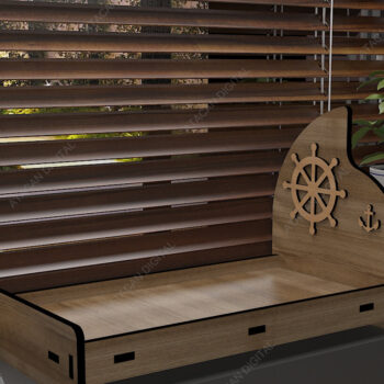 Intra απο ξύλο plywood 3mm-4mm πάχος – Αρχεία κοπής με λέιζερ κρεβατιού για νήπια Δίασταση  20x20 cm INTRAFABR-39075267 - Image 1