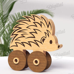 Intra απο ξύλο plywood 3mm-4mm πάχος – Παιχνίδι για νήπια με ρόδες Δίασταση  20x20 cm INTRAFABR-122197083