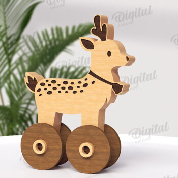 Intra απο ξύλο plywood 3mm-4mm πάχος – Πακέτο κοπής με λέιζερ Toddler Toys on Wheels Δίασταση 20x20 cm INTRAFABR-122060144 - Image 8