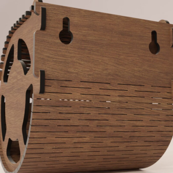 Intra απο ξύλο plywood 3mm-4mm πάχος – Αρχειοθήκη λέιζερ θήκης χαρτιού υγείας Δίασταση  20x20 cm INTRAFABR-104605066 - Image 6