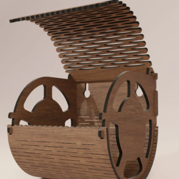 Intra απο ξύλο plywood 3mm-4mm πάχος – Αρχειοθήκη λέιζερ θήκης χαρτιού υγείας Δίασταση  20x20 cm INTRAFABR-104605066 - Image 8