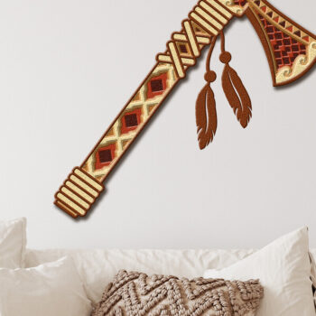 Intra απο ξύλο plywood 3mm-4mm πάχος – Πρότυπο κοπής πάνελ τοίχου Tomahawk Δίασταση  40x30 cm INTRAFABR-105524150 - Image 7