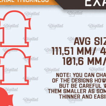 Intra απο ξύλο plywood 3mm-4mm πάχος – Δέσμη κοπής Laser Nightlight Tombstone Δίασταση  20x20 cm INTRAFABR-106070767 - Image 2