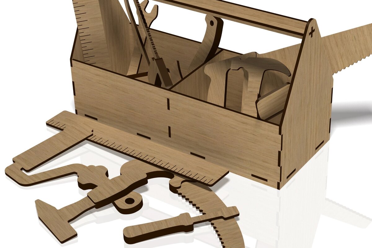 Intra απο ξύλο plywood 3mm-4mm πάχος – Tool Box, Tools, Toy, File Δίασταση  20x20 cm INTRAFABR-42042788