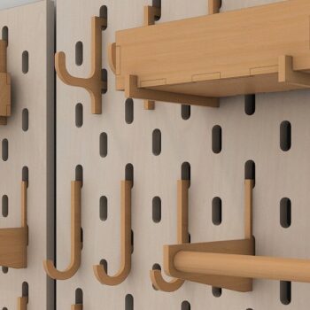 Intra απο ξύλο plywood 3mm-4mm πάχος – Αποθήκευση εργαλείων με ράφι & μανταλάκι Δίασταση  20x20 cm INTRAFABR-41518460 - Image 5