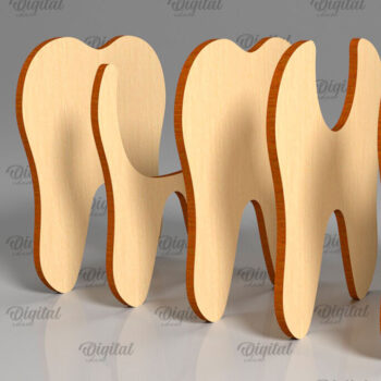 Intra απο ξύλο plywood 3mm-4mm πάχος – Tooth Fairy Money Holder Cut Laser Δίασταση  20x20 cm INTRAFABR-95102622 - Image 2