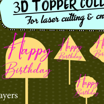 Intra απο ξύλο plywood 3mm-4mm πάχος – Συλλογή Topper για Δίασταση  20x20 cm INTRAFABR-29645250 - Image 1