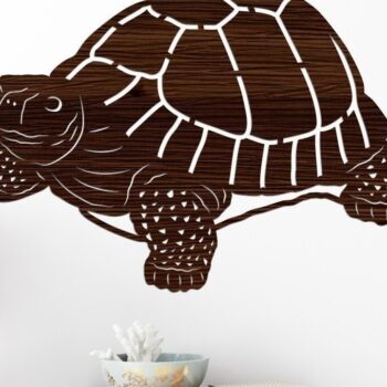 Intra απο ξύλο plywood 3mm-4mm πάχος – Tortoise - Αρχείο κοπής με λέιζερ Δίασταση  20x20 cm INTRAFABR-33160353 - Image 1