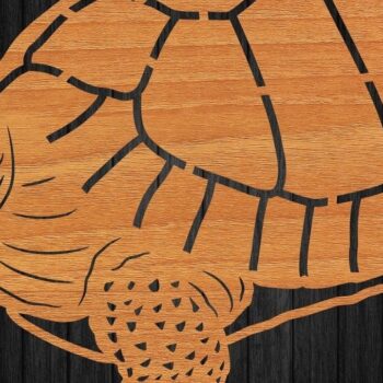 Intra απο ξύλο plywood 3mm-4mm πάχος – Tortoise - Αρχείο κοπής με λέιζερ Δίασταση  20x20 cm INTRAFABR-33160353 - Image 3