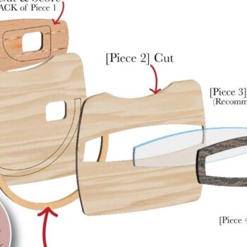 Intra απο ξύλο plywood 3mm-4mm πάχος – Παιχνίδι Προβολέας Laser Δίασταση  20x20 cm INTRAFABR-72245110 - Image 3