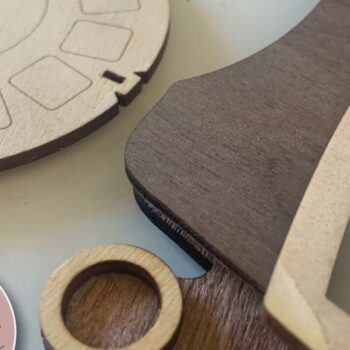 Intra απο ξύλο plywood 3mm-4mm πάχος – Παιχνίδι Προβολέας Laser Δίασταση  20x20 cm INTRAFABR-72245110 - Image 7