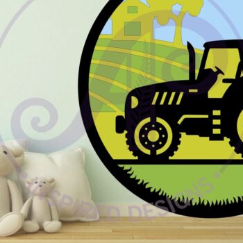 Intra απο ξύλο plywood 3mm-4mm πάχος – Πινακίδα τέχνης τοίχου με στρώσεις τρακτέρ, Δίασταση  40x30 cm INTRAFABR-98632490 - Image 2