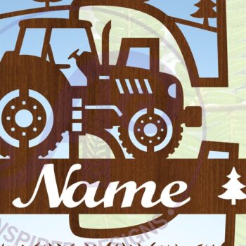 Intra απο ξύλο plywood 3mm-4mm πάχος – Μονόγραμμα τρακτέρ Letter E Δίασταση  20x20 cm INTRAFABR-70480896 - Image 1