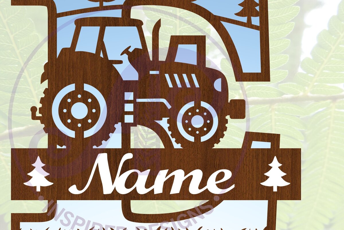 Intra απο ξύλο plywood 3mm-4mm πάχος – Μονόγραμμα τρακτέρ Letter E Δίασταση  20x20 cm INTRAFABR-70480896